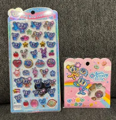 Angel Blue エンジェルブルー ナカムラくん うるちゅるPOPシール おはじきフレーク 2点セット ぷっくり デコ 手帳 コラージュ 未使用