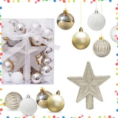 【人気商品】クリスマスツリーの装飾ボール ホーム祭結婚式のために玉飾り クリスマスショッピングモール 装飾用品 クリスマスパーティー クリスマスパーティー ゴージャス　カラー キラキラ クリスマスプレゼント 新年飾り 雑貨 インテリア 装飾 デコレーション パ