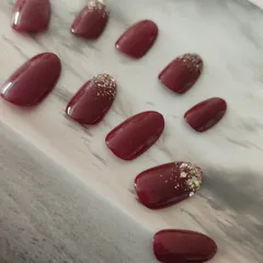 ボルドーシンプルデザイン