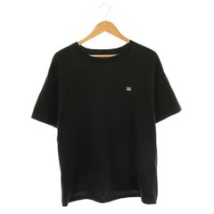 CELINE トリオンフ 刺繍 ルーズ Tシャツ 半袖カットソー ブラック M 