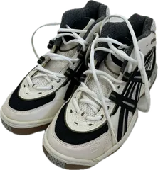 Z1620 【美品タグ付き】asics GELアシックス　スニーカー　靴シューズ  ホワイトブラック　メンズ　27サイズ