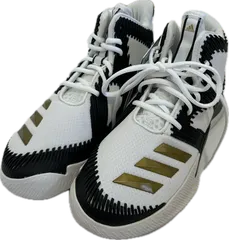 Z1620 【美品タグ付き】adidasアディダス　ハイカットスニーカー　靴シューズ　ホワイトブラック　B49500  メンズ　27サイズ