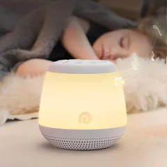 Dreamegg 授乳ライト ホワイトノイズマシン 24種癒し音 オルゴール バッテリー内蔵 寝かしつけ 赤ちゃん RGBライト 調光調色 タイマー付き USB充電式 快眠グッズ 胎内音 安眠 ネンネトレーニング 夜泣き対策 出産祝い プレゼント D16Max
