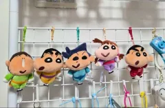 クレヨンしんちゃん 떡잎방범대 キーホルダー ぬいぐるみ 5種 まとめ (正規品)