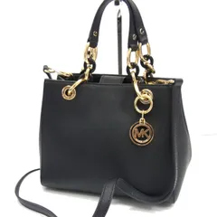 美品☆MICHAEL KORS マイケルコース シンシア スモール 2WAY サッチェルバッグレザーショルダーバッグ 2WAY ハンドバッグ レディース