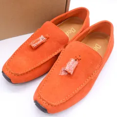 デデス モカシン ブランド ドライビング シューズ 靴 メンズ 40サイズ オレンジ Dedes 【中古】のサムネイル