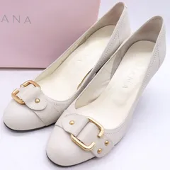 ダイアナ パンプス ハイヒール ブランド シューズ 靴 日本製 レディース 23サイズ アイボリー DIANA 【中古】