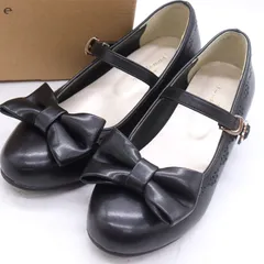 アクシーズファム パンプス ラウンドトゥ ブランド シューズ 靴 黒 レディース Mサイズ ブラック axes femme 【中古】