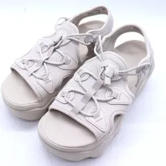 ナイキ スポーツサンダル スポサン CI8798 003 エアマックスココ 厚底 靴 レディース 24サイズ ベージュ NIKE 【中古】