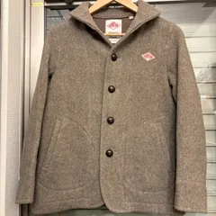 【美品】【size:34】DANTON(ダントン) ウールモッサ シングル ラウンドカラー ジャケット