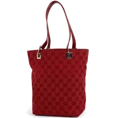 グッチ GUCCI GG柄 トートバッグ ハンドバッグ トートバッグ GGキャンバス レッド 0021099 レディース 【中古】