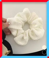 新品 レディース プリーツシュシュ ヘアゴム ボリューム ヘアアクセサリー ヘアアレンジ 小物 ギフト【送料無料】