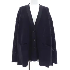 美品✨machatt マチャット アモッサニットカーディガン ブラック 中古・古着通販】machatt (マチャット) ブークレニットカーディガン