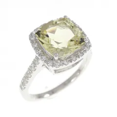 18KWG クオーツ リング