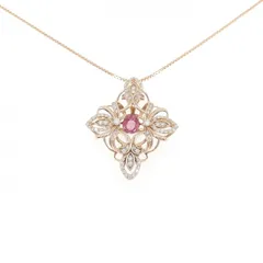 K18PG サファイヤ ネックレス 0.88CT