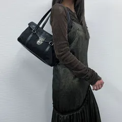 【中古】PRADA プラダ ポコノ トートバッグ ショルダーバッグ ブラック ナイロン レザー ヴィンテージ レディース【中古美品】HIBUOCHI VINTAGE