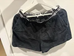 Alexander Wang ブラック コーデュロイ ハーフパンツ