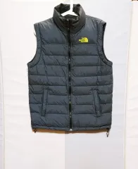 XL ザノースフェイス ダウンベスト ダークグレー 387