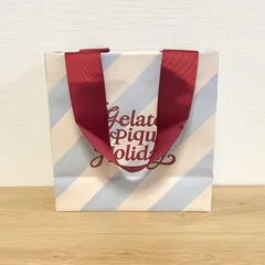 【付属品】GELATO PIQUE ジェラピケ 紙袋 ショッパー 手提げ袋 ジェラートピケ CHRISTMAS クリスマス GIFT MARKET 2025 プレゼント