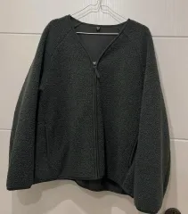 ユニクロ ボア フリース リラックス カーディガン XL