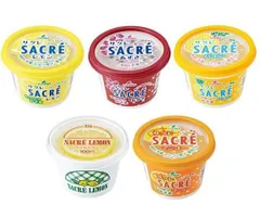 FUTABA サクレライト2 × 全5種セット コンプリート フルコンプ ガチャガチャ カプセルトイ 奇譚クラブ サクレライト フタバ フタバ食品 サクレ アイス シャーベット 氷菓 光る ミニチュア フィギュア レモン あずき パイン マンゴー 初代サクレ