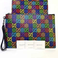 GUCCI グッチ GG サイケデリック クラッチバッグ 601087 マルチカラー 箱 レディース ファッションバッグ セカンドバッグ 未使用品 aua63936071110