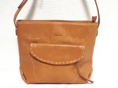 DAKOTA ダコタ ショルダーバッグ レザー チャコール系カラー ユニセックス