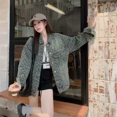 (輸入) デニム パータン デニムジャケット