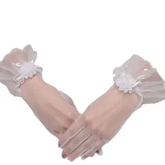 【新着商品】演奏会 結婚式 花嫁用品 ウェディング小物 アクセサリー ロンググローブ レディース レース手袋 花嫁 手袋 グローブ ウエディング [Rzilmer]