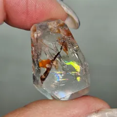 クォーツインライモナイトインクォーツ✨フリーフォーム✨