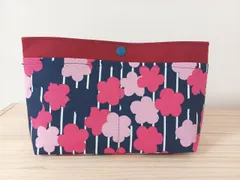 バッグインバッグ　花柄