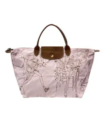 ロンシャン トートバッグ ハンドバッグ 刺繍 ル プリアージュ レディース Longchamp