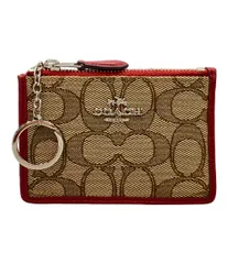 コーチ コインケース フラグメントケース  キーリング付き シグネチャー レディース COACH