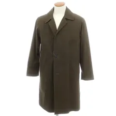 【中古】ピーエス ポールスミス PS Paul Smith ツイルコットン ステンカラーコート ダークオリーブ【サイズM】【メンズ】
