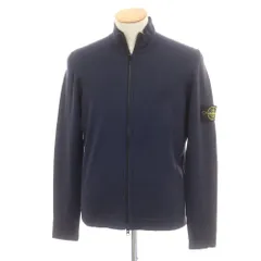 【中古】ストーンアイランド STONE ISLAND コットン ジップアップ カーディガン ネイビー【サイズS】【メンズ】のサムネイル