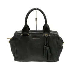 MICHAEL KORS(マイケルコース) ハンドバッグ - 黒 キーフック付き/タッセル レザー