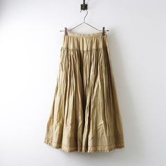 カネコイサオ ワンダフルワールド ロングスカート アイボリー系 花柄