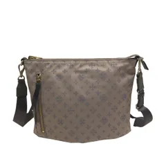 russet(ラシット) ショルダーバッグ - ライトグレー×グレー×ダークネイビー ストラップ着脱可/斜めがけ/リバーシブル レザー