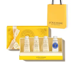 【2025年ホリデー】ロクシタン(L'OCCITANE) ハンドクリーム GIFT FOR YOU ミニサイズのハンドクリーム 4本 ギフトセットクリスマス 誕生日 プレゼント ギフト 女性 男性 人気 ホリデー コフレ ショッパーバッグ付き