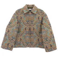 MAISON SPECIAL メゾンスペシャル 11231211202 Damask Jacquard Prime Over Zip Blouson ダマスク ジャガードプ ライムオーバー ZIP ブルゾン ブラウン系 01【美品】【中古】のサムネイル