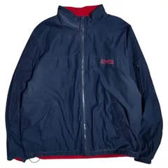 《リバーシブル》CHAPS Ralph Lauren｜フリース × ナイロンジャケット｜赤×ネイビー