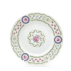 アビランド　リモージュ　ヴューパリブルー　26cm プレート 6枚　未使用保管品 アビランド リモージュ フルーツモザイク カップ ＆ ソーサー プレート