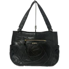 ANNA SUI(アナスイ) ショルダーバッグ - 黒 レザー