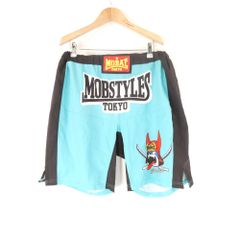 MOBSTYLES 몹 스타일 반바지 L 폴리 에스테르 기타 싸움 반바지 격투기 복싱 웨어 남성 HU1659A83
