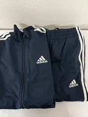 adidas アディダス ジャージ 上下セット ASIA S ネイビー 3ストライプ
