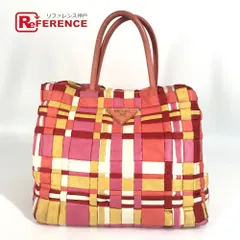 PRADA プラダ ハンドバッグ トライアングルロゴ 三角ロゴ プレート ナイロン ピンク