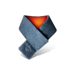 ★注目商品★[Lampat] 電熱ネックウォーマー 電熱マフラー 電熱スカーフ加熱 USB給電 洗える 3段階温度調節 発熱マフラー 防寒 130gの超軽量 保暖 加熱スカーフ ベルベット生地 ホット 通勤 通学 男女兼用 贈り物 プレゼント(バッテリーな 0