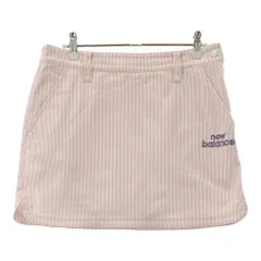 サイズ：1 NEW BALANCE GOLF ニューバランス  インナー付 ストレッチスカート ストライプ柄 オレンジ系 [240101567765] ゴルフウェア レディース ストスト