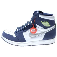 NIKE (ナイキ) AIR JORDAN 1 HIGH OG CO.JP MIDNIGHT NAVY 2020 DC1788-100 エアジョーダン 1 ミッドナイトネイビー ハイカットスニーカー ホワイト/ネイビー US10/28.0cm