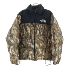THE NORTH FACE (ザノースフェイス) 1996 RETRO NUPTSE JACKET 枯葉柄 ヌプシダウンジャケット ブラウン